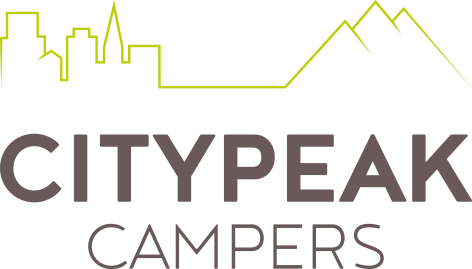 Citypeak Campers, Logo, vierfarbig